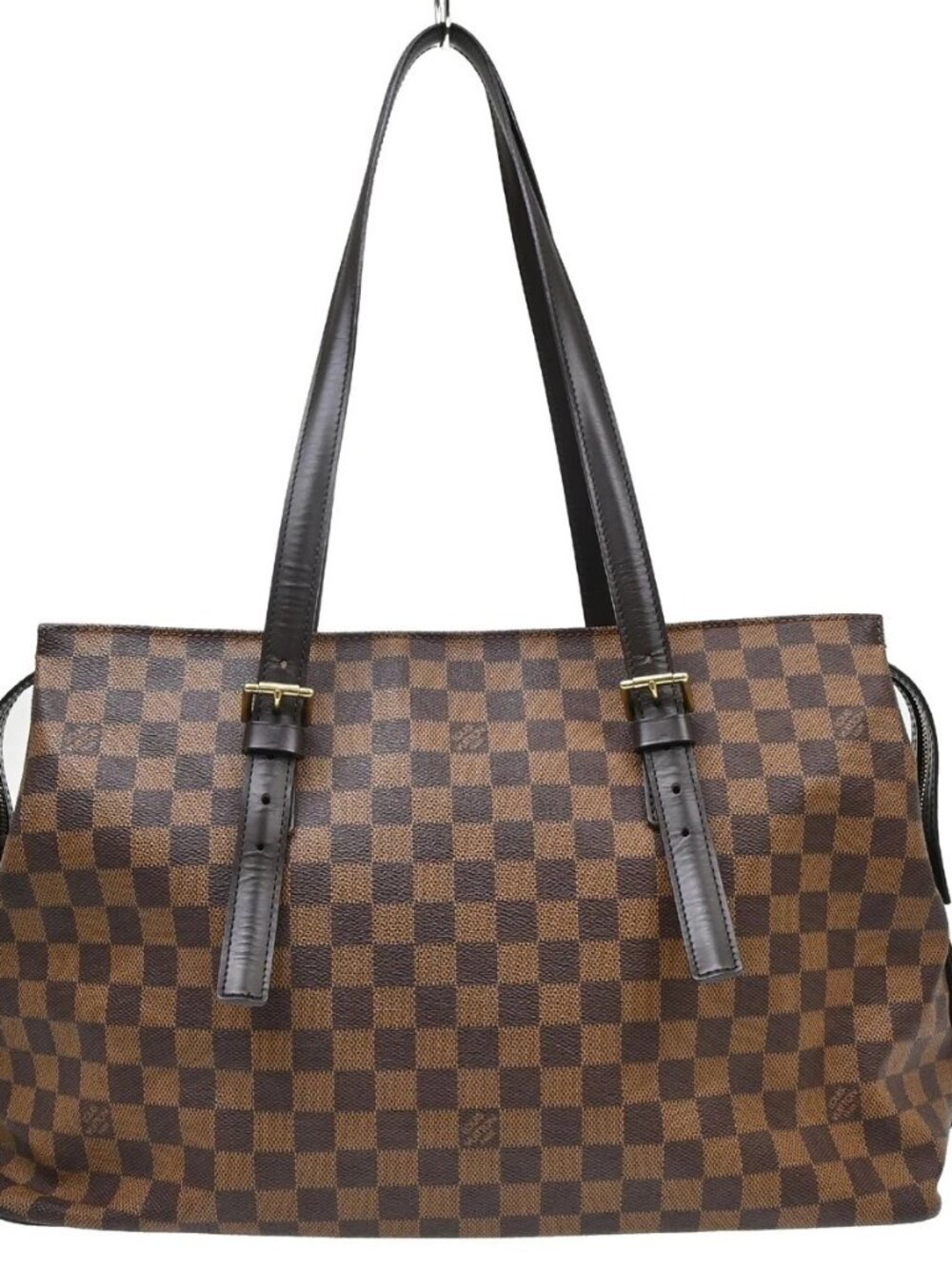 Best06 LOUIS VUITTON CHELSEA SHOULDER TOTE BAG DAMIER N51119 AS0979 NQ10253